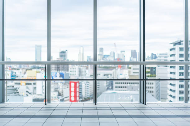 window with city skyline in Shibuya, tokyo, Japan Asia Business concept for real estate and corporate construction - office window with city skyline in Shibuya, tokyo, Japan shibuya district stock pictures, royalty-free photos & images