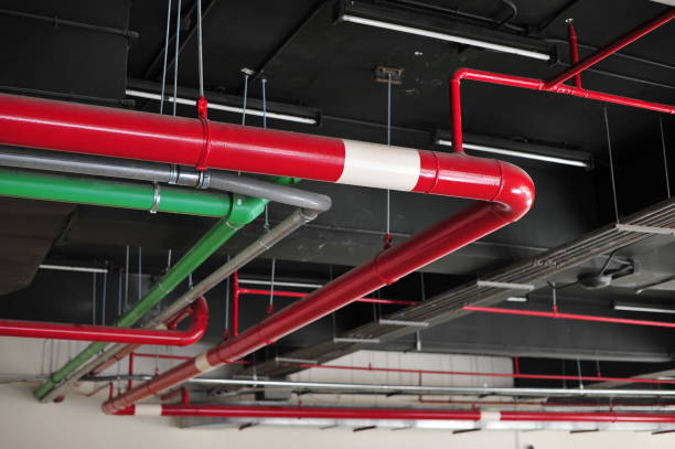 istock Piping line in building 1086166698