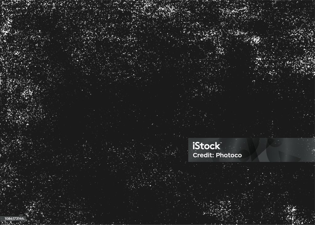 Grain & Noise Texture (Hand Made) Grain & Noise Texture (Hand Made) on the Black Background Textured stock vector