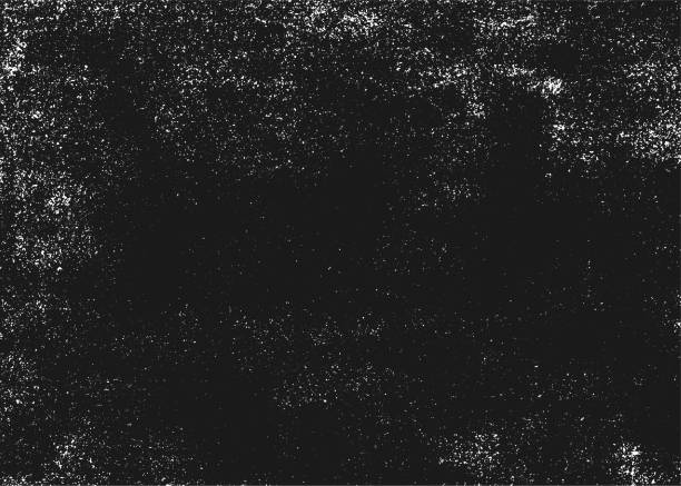 Grain & Noise Texture (Hand Made) Grain & Noise Texture (Hand Made) on the Black Background physical structure stock illustrations