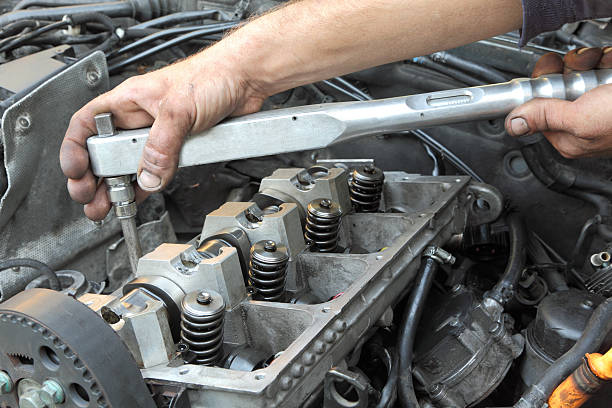 istock A closeup of a mechanic working on a Diesel engine 108617367