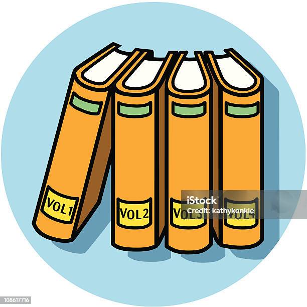 Vertikale Stapel Büchersymbol Stock Vektor Art und mehr Bilder von Akademisches Lernen - Akademisches Lernen, Bildkomposition und Technik, Bildung