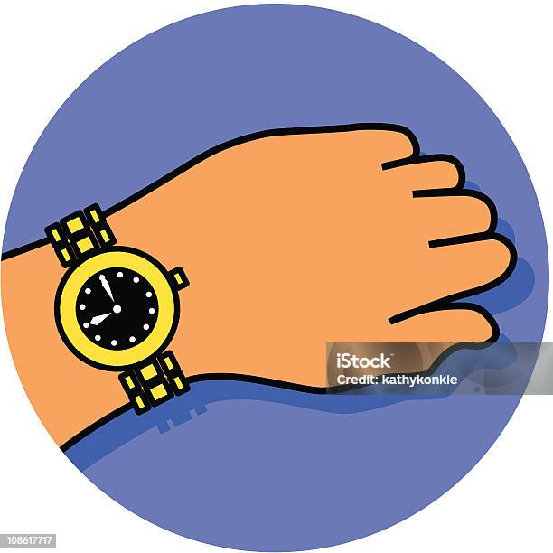 Ilustración de Icono De Reloj De Pulsera y más Vectores Libres de Derechos de Adulto - Adulto, Articulación humana, Aspiraciones