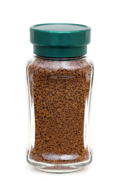 istock Instant coffee in glass jar 1086186894