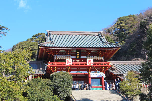 Kamakura,Kanagawa prefecture,japan/Jan 3,2017:\
