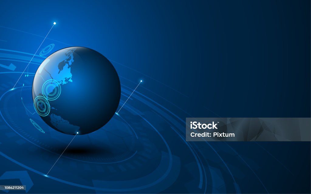 Global Tech Connection Telecommunication Global Tech Connection Concept Background Stock Illustration - Download Image ...