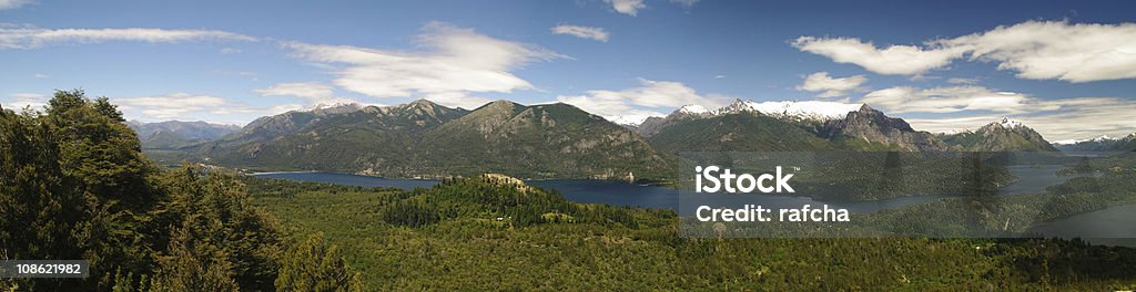 Vista panorâmica de Bariloche e o lago na Patagônia, Argentina - Royalty-free América Latina Foto de stock