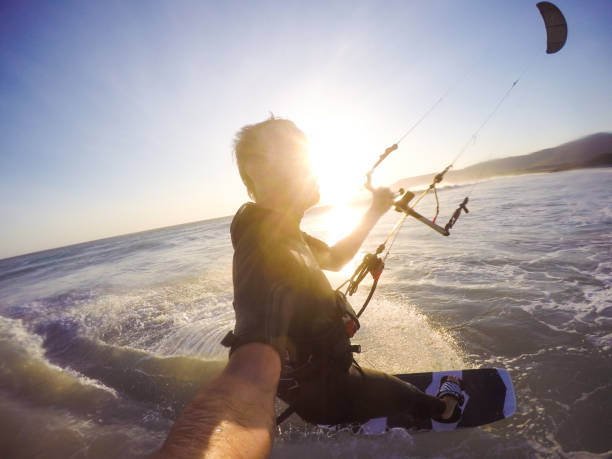 istock Kitesurfer in Hermanus, South Africa 1086223860
