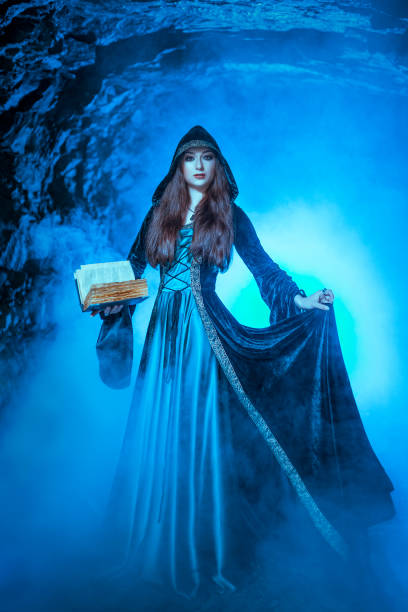 istock The witch with magic ball in her hands causes a spirits 1086224086