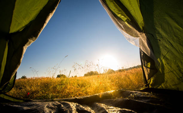 istock tent views on holiday 1086226134
