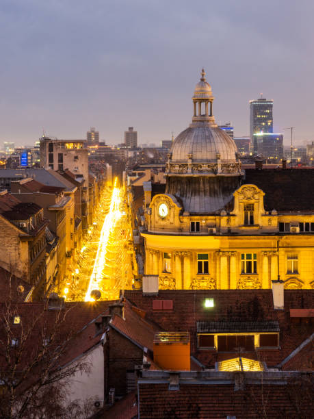 istock Zagreb Gunduliceva ulica in Advent 1086229414