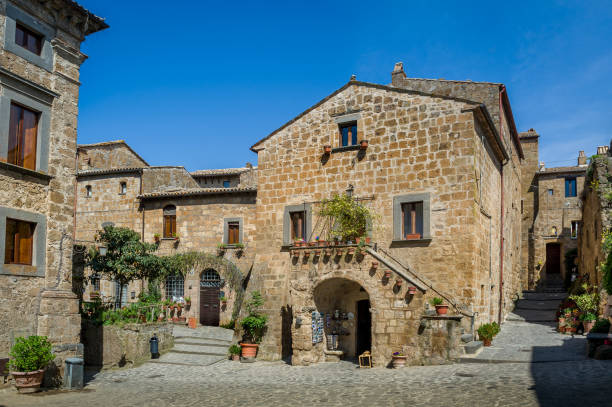 istock Central square of Civita di Bagnoregio 1086252238