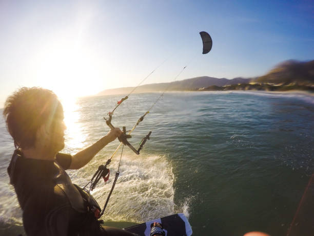 istock Kitesurfer in Hermanus, South Africa 1086255182