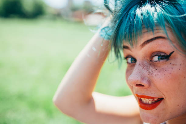 istock Cute young woman smile 1086276106