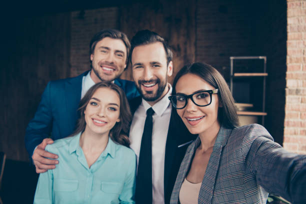 istock Attractive calm analyst accountant advocate agent partners coope 1086278878