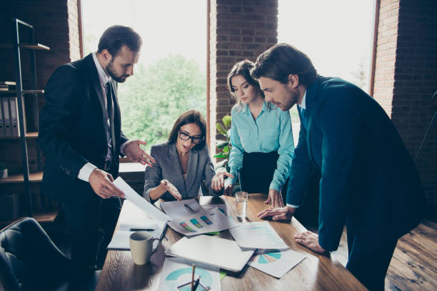 istock Leadership chief director executive with development department 1086279062
