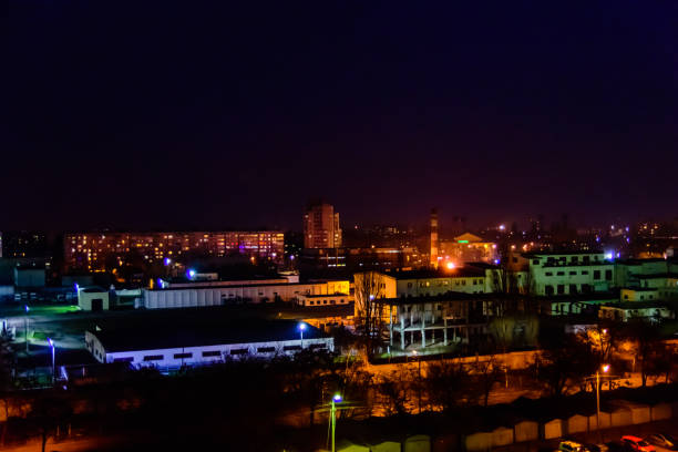 istock View on the midnight city Kremenchug, Ukraine 1086295974