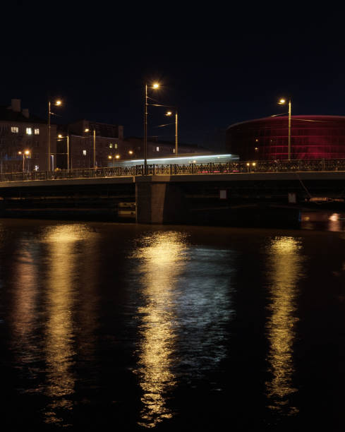 istock Night view to city in night. 1086296576
