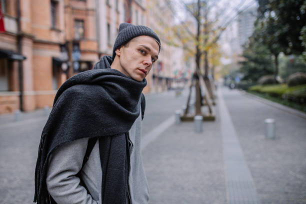 istock Handsome man wearing winter clothes 1086300456