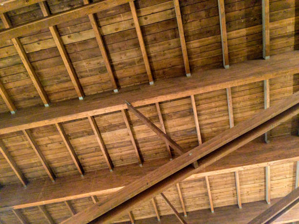 istock A coffered ceiling of wood 1086303356