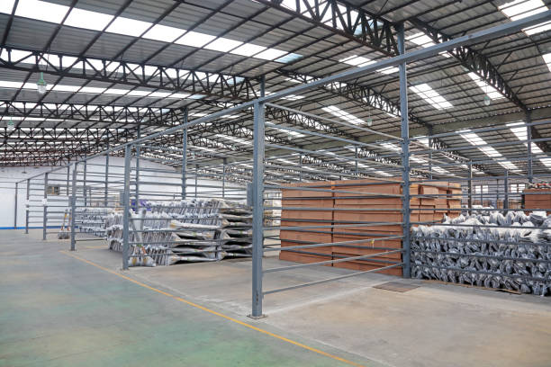 istock Industrial warehouse in a factory 1086313698