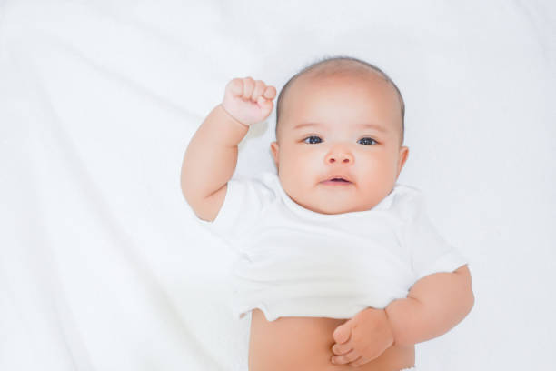 istock Asian baby on white 1086330610
