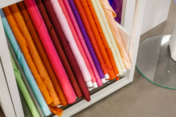 istock Colorful fabric for sale 1086338804