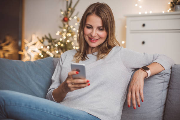 istock Cozy Christmas in sofa 1086341660