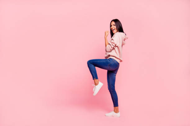 istock Full legs length body size adorable gorgeous good-dressed style 1086350618