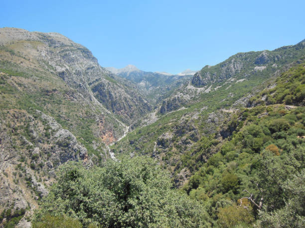 istock Scenic views from a hiking trail in Taygethos Mountains 1086356108