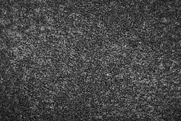 istock Dark gray or black faux astrakhan fur texture background 1086374698