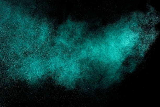 istock Abstract aquamarine  paint  Holi. 1086378872