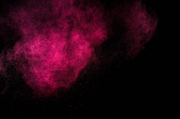 istock Abstract red and pink paint Holi. 1086378894