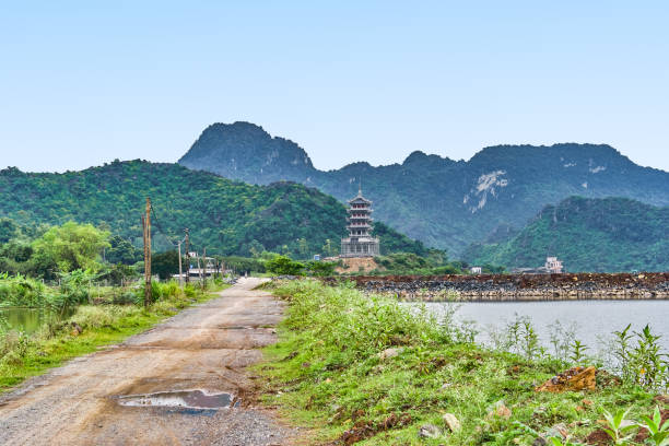 Bai Dinh Temple view in Ninh Binh, Vietnam