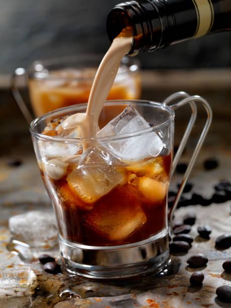 Iced Coffee with Irish Cream Liquor