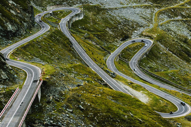 istock Transfagarasan Highway in Romania Carpathians 1086389584
