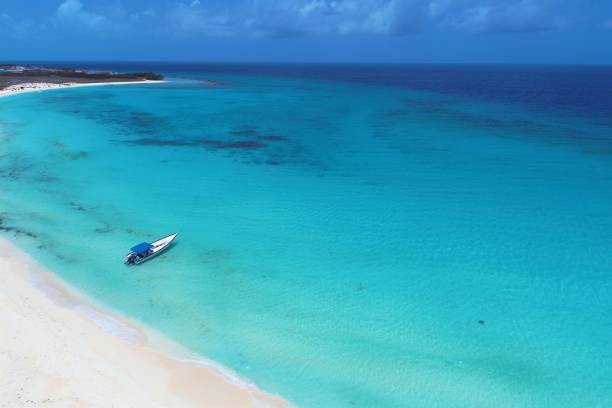 istock Aeria view of Los Roques island and beach 1086397708