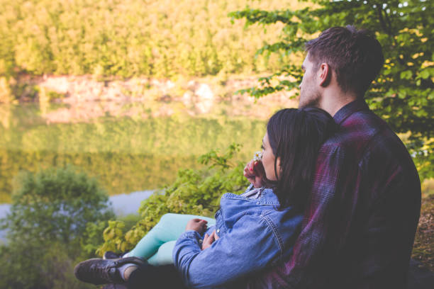 istock Couple enjoying in picnic 1086401130