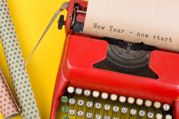 istock red typewriter with text 
