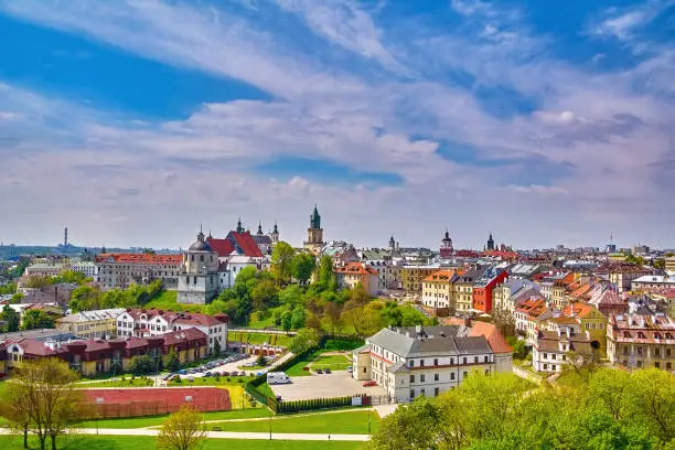 View of Old City of Lublin, Poland