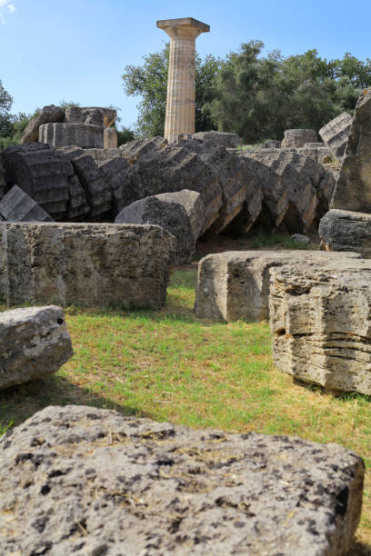 istock Temple of Zeus at ancient Olympia 1086417212