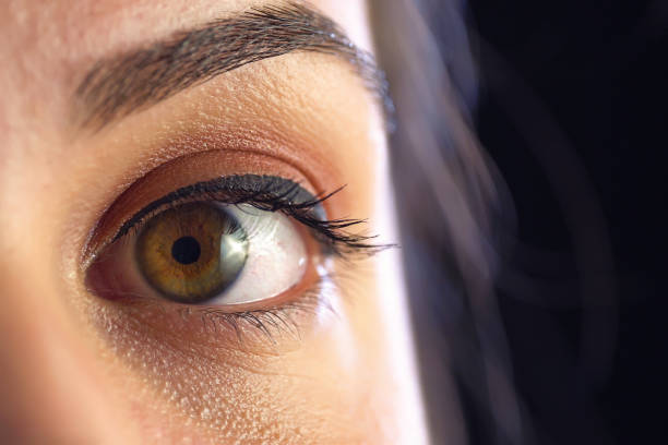istock Beautiful face and eye close up. 1086417274