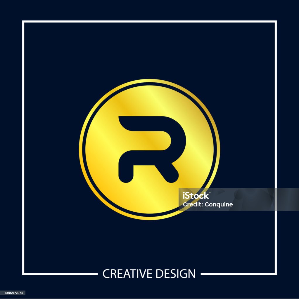 Initial R Graphic Initial Letter R Logo Template Vector Design Stock Illustration ...