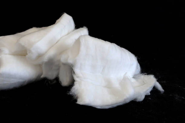 istock cotton on a black background,medical cotton, 1086427254