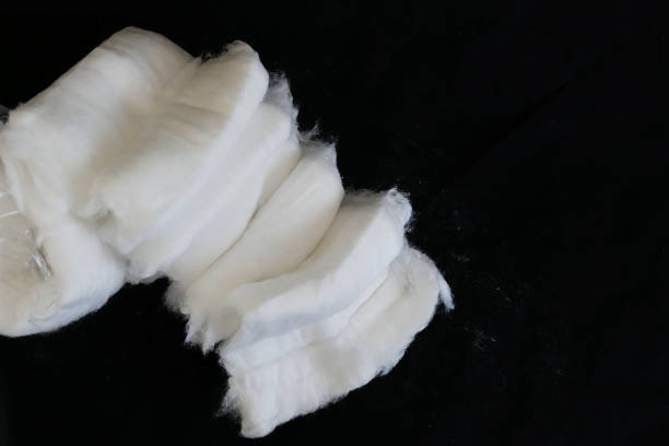 istock cotton on a black background,medical cotton, 1086427264