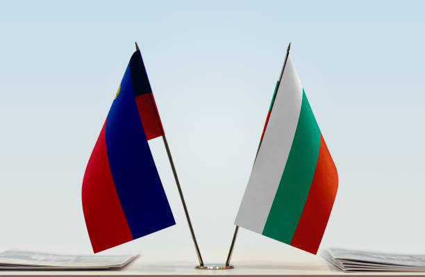 istock Flags of Liechtenstein and Bulgaria 1086427532