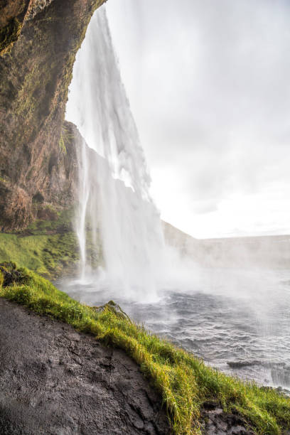 istock View from behind of scenic Seljalandsfoss, ring road, Iceland 1086430342