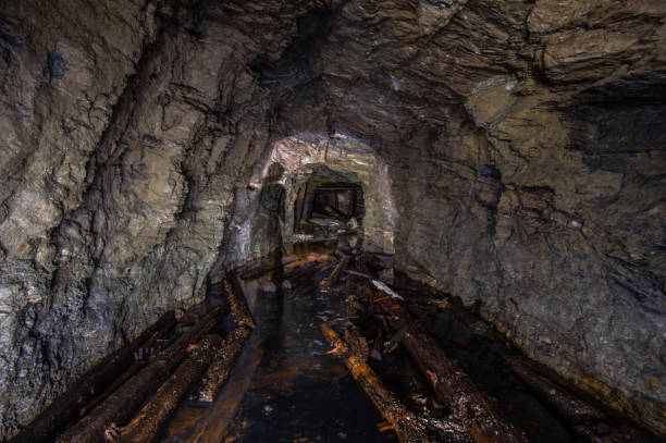 istock Flooded old gold mine 1086433606