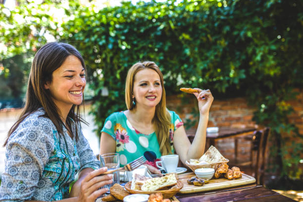 istock Best friends enjoy in cafe 1086435162