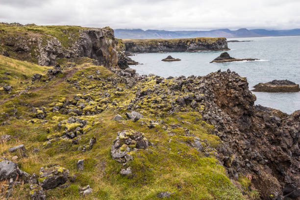istock Rough coast on hike near Arnastapi, Snaefellsnes, Iceland 1086439640